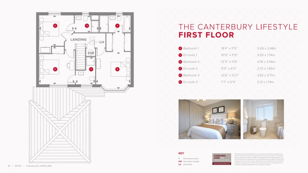 Floorplan for Nicker Hill, Keyworth