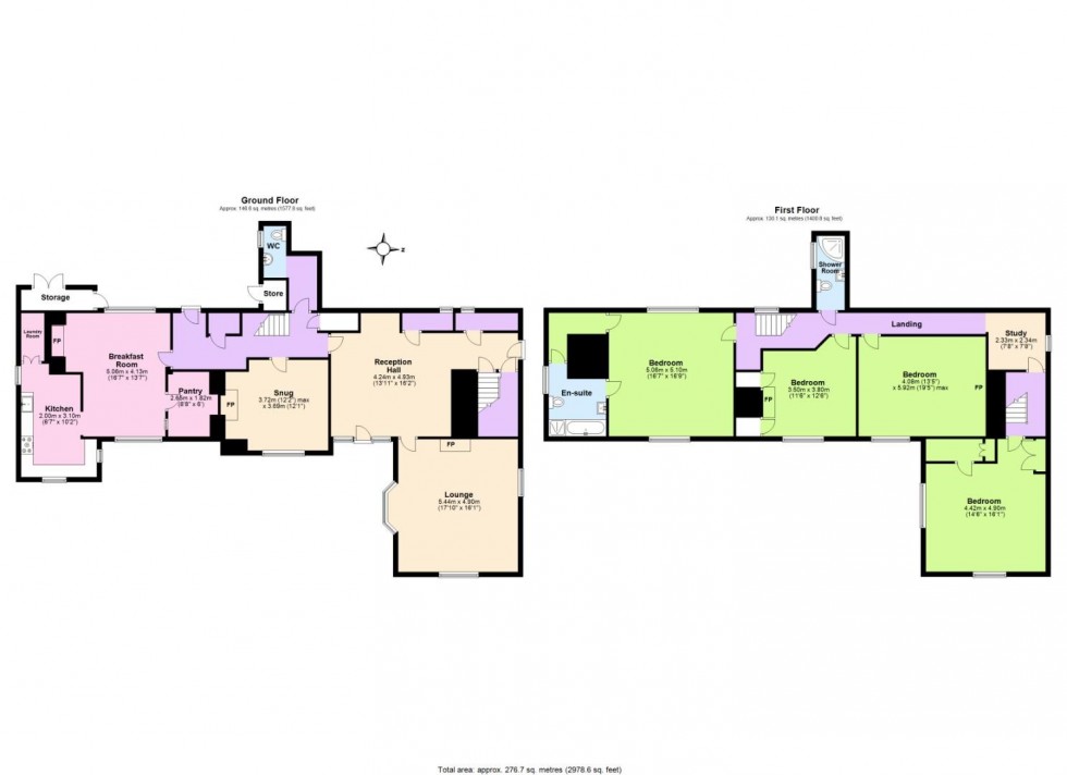 Floorplan for Swepstone House, Church Street, Swepstone