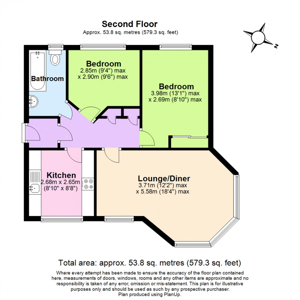 Floorplan for Wenlock Drive, West Bridgford, Nottingham