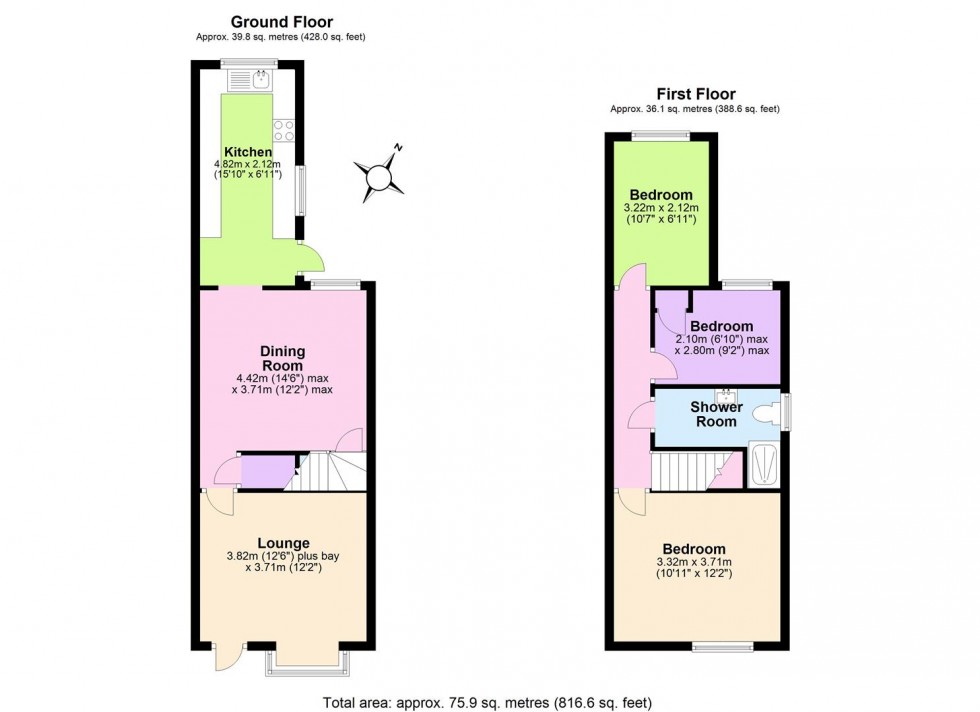 Floorplan for Manvers Road, West Bridgford, Nottingham