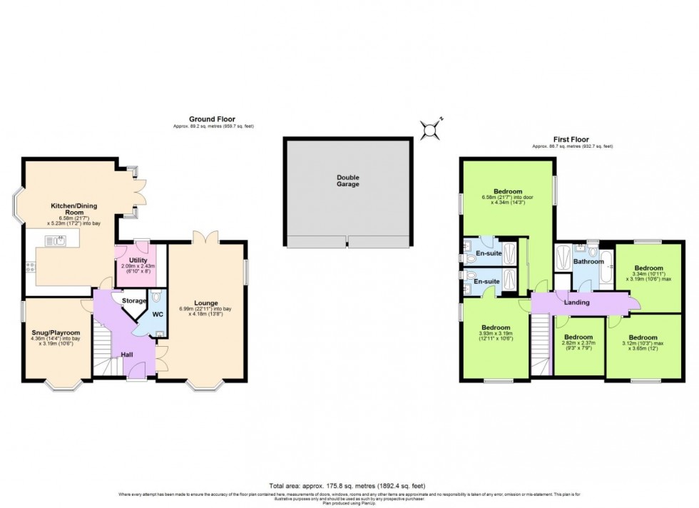 Floorplan for Stacey Mews, Hugglescote