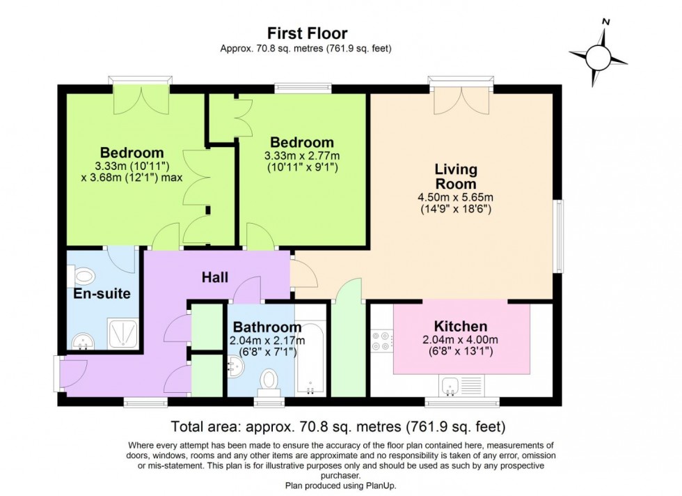 Floorplan for Caudale Court, Gamston, Nottingham