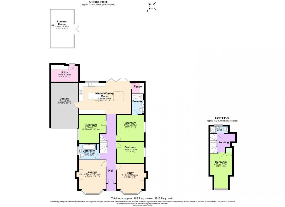 Floorplan for Westfield Road, Swadlincote