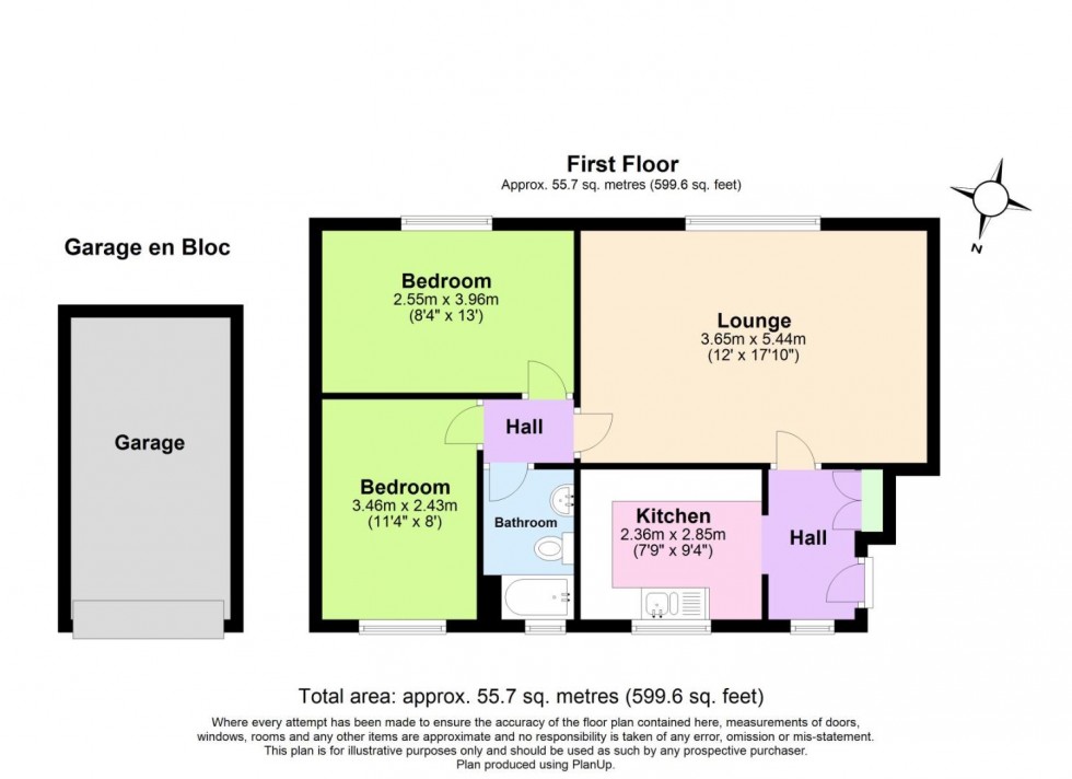 Floorplan for Leverton Court, West Bridgford, Nottingham