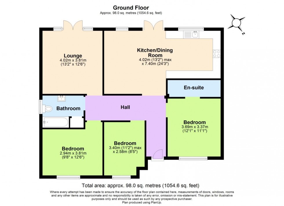 Floorplan for Willow Woods Close, Newbold Coleorton