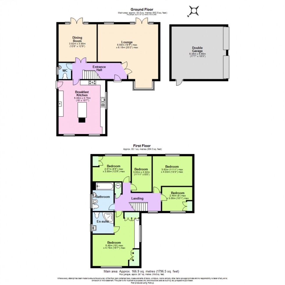 Floorplan for Edwalton Lodge Close, Edwalton, Nottingham