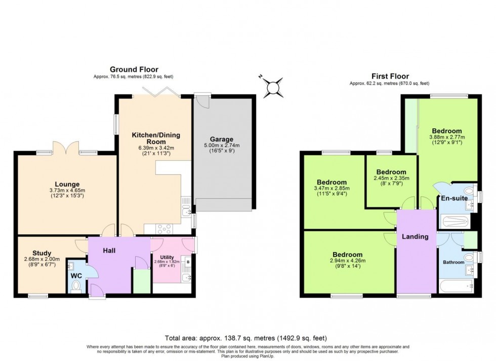 Floorplan for Paget Rise, Austrey, Atherstone