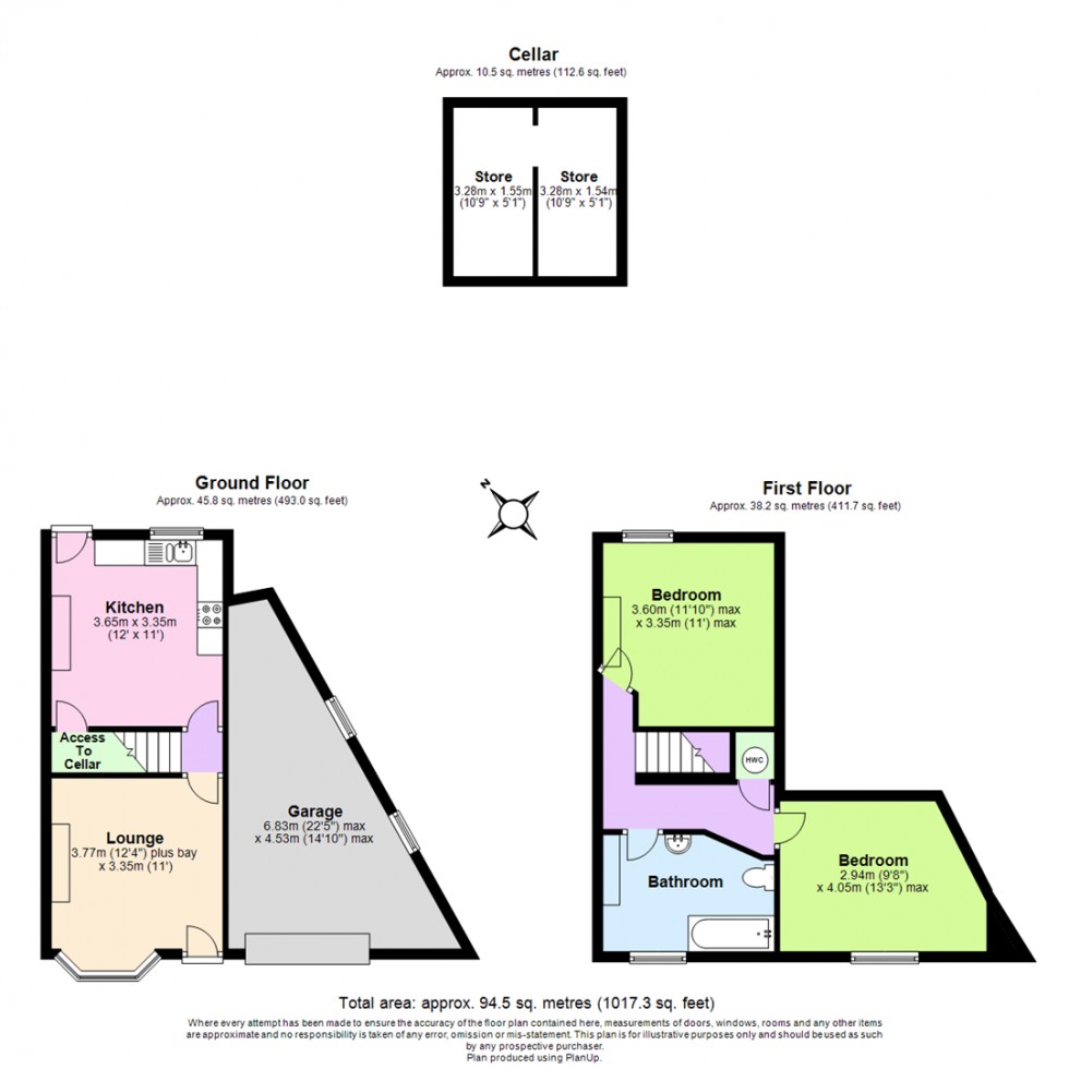 Floorplan for St. Stephens Avenue, Sneinton, Nottingham