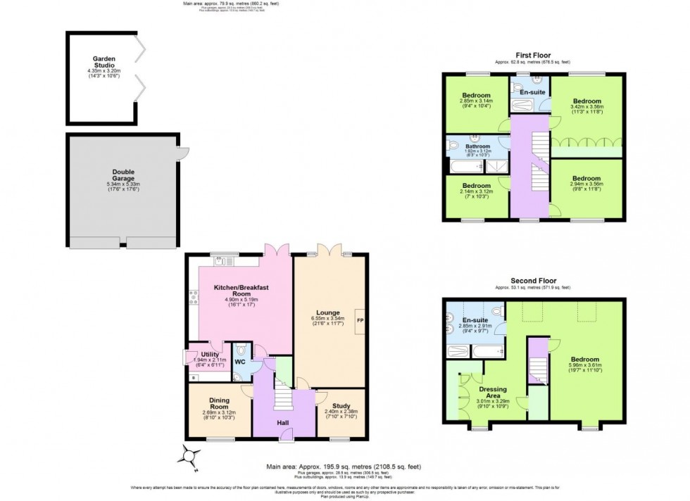 Floorplan for Pottery Lane, Lount