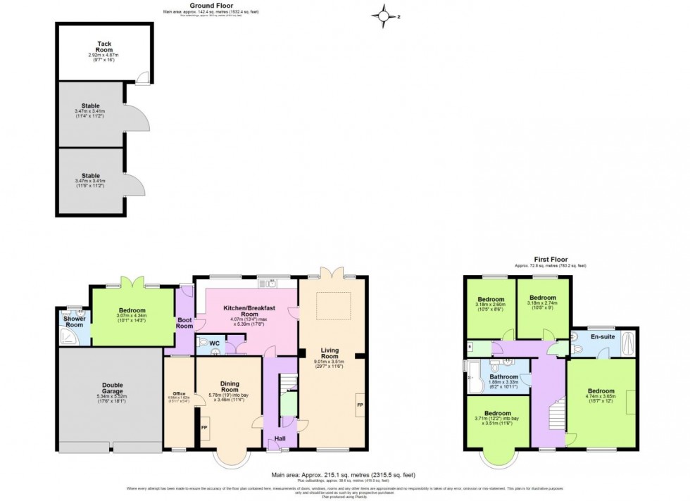 Floorplan for Burton Road, Castle Gresley,