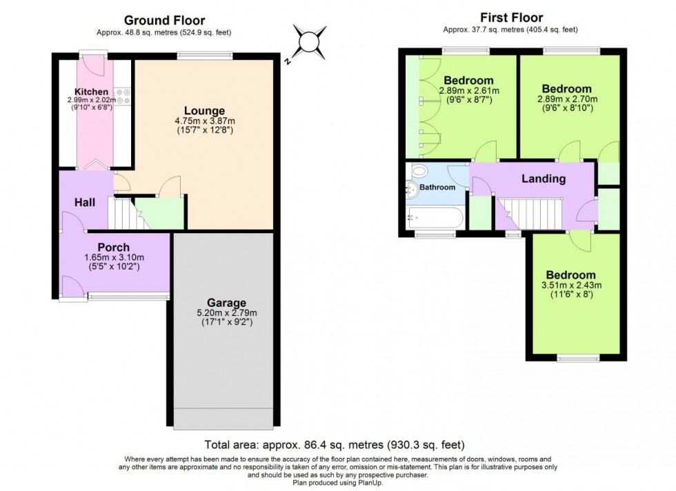 Floorplan for Bathley Street, Nottingham