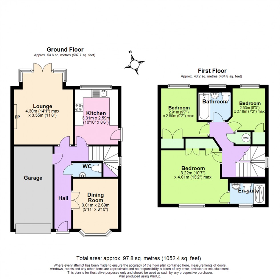 Floorplan for Blackthorn Way, Measham