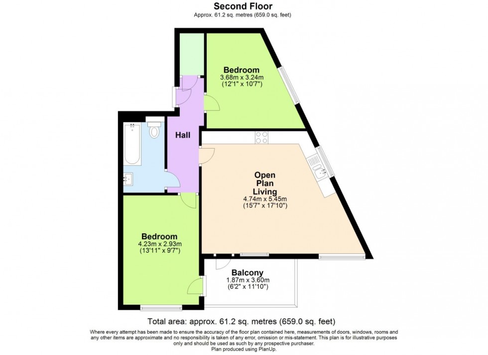 Floorplan for Wilford Crescent East, Nottingham