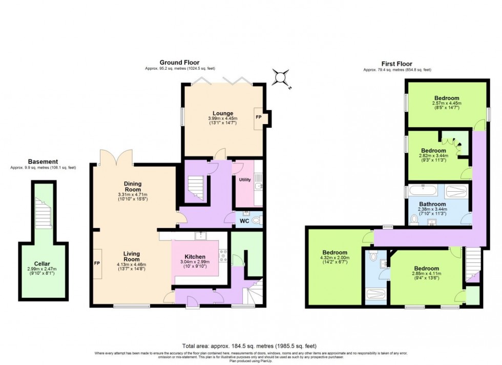 Floorplan for Chapel Street, Oakthorpe, Swadlincote