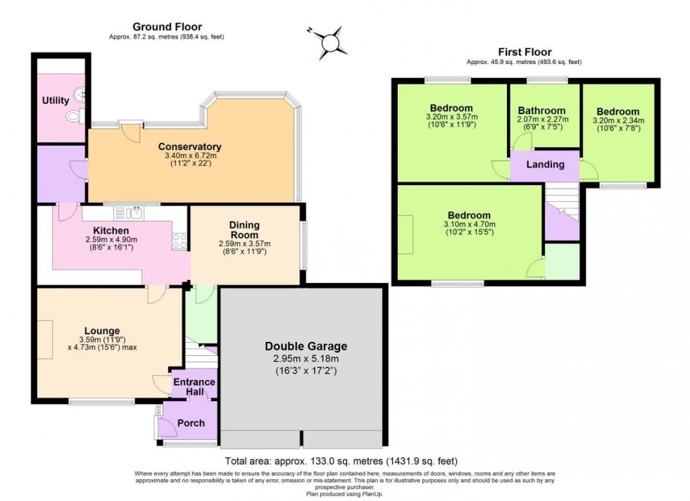 Floorplan for Measham Road, Acresford