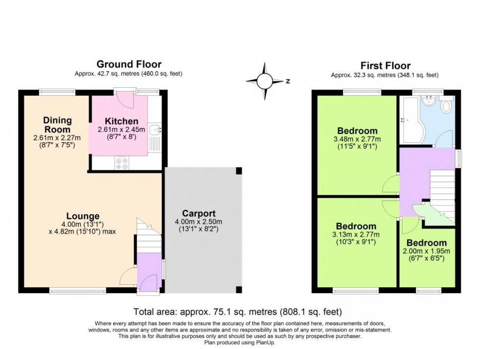 Floorplan for Mayflower Close, West Bridgford