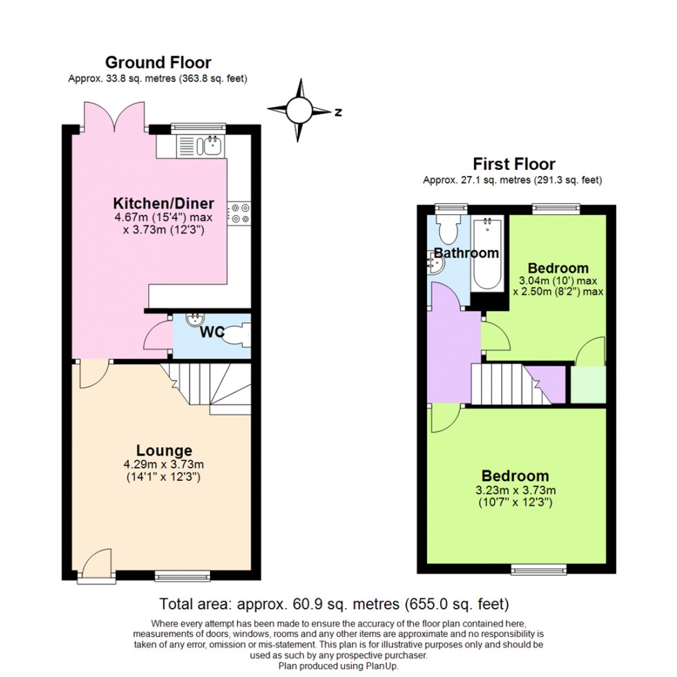 Floorplan for Patina Way, Swadlincote