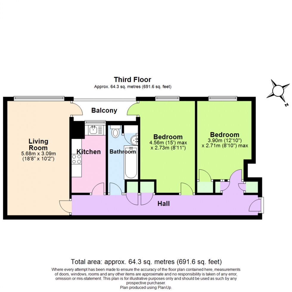 Floorplan for Wilford Lane, West Bridgford, Nottingham