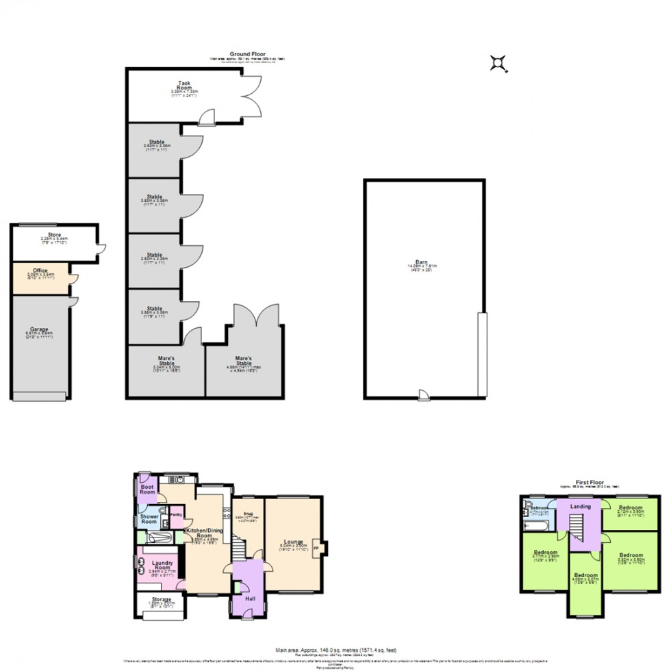 Floorplan for Butt Lane, Blackfordby, Swadlincote