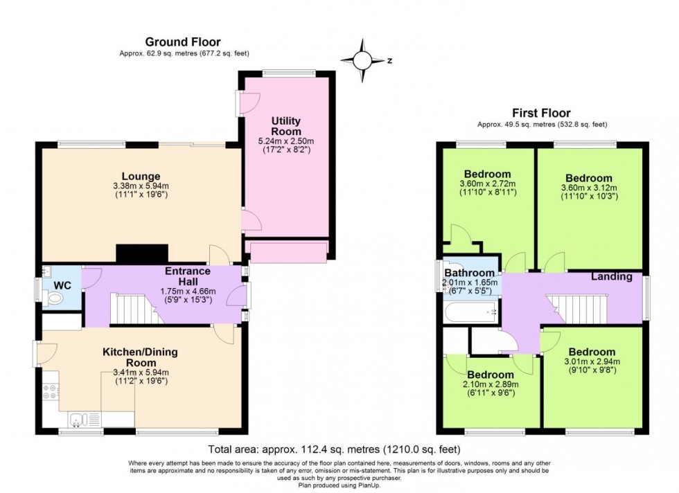 Floorplan for Wrights Orchard, Keyworth, Nottingham