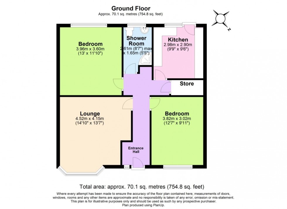 Floorplan for Greenacre, Edwalton, Nottingham