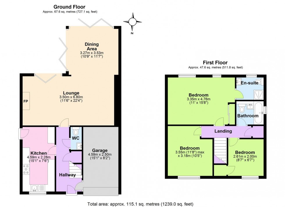 Floorplan for Briton Lodge Close, Moira