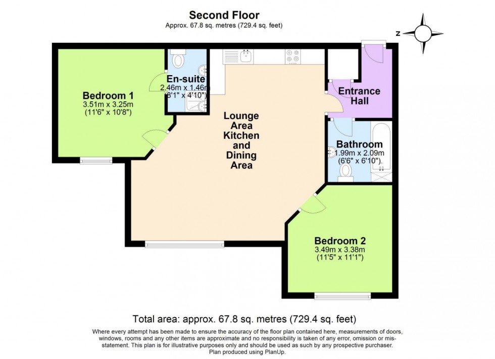 Floorplan for Player Street, Nottingham