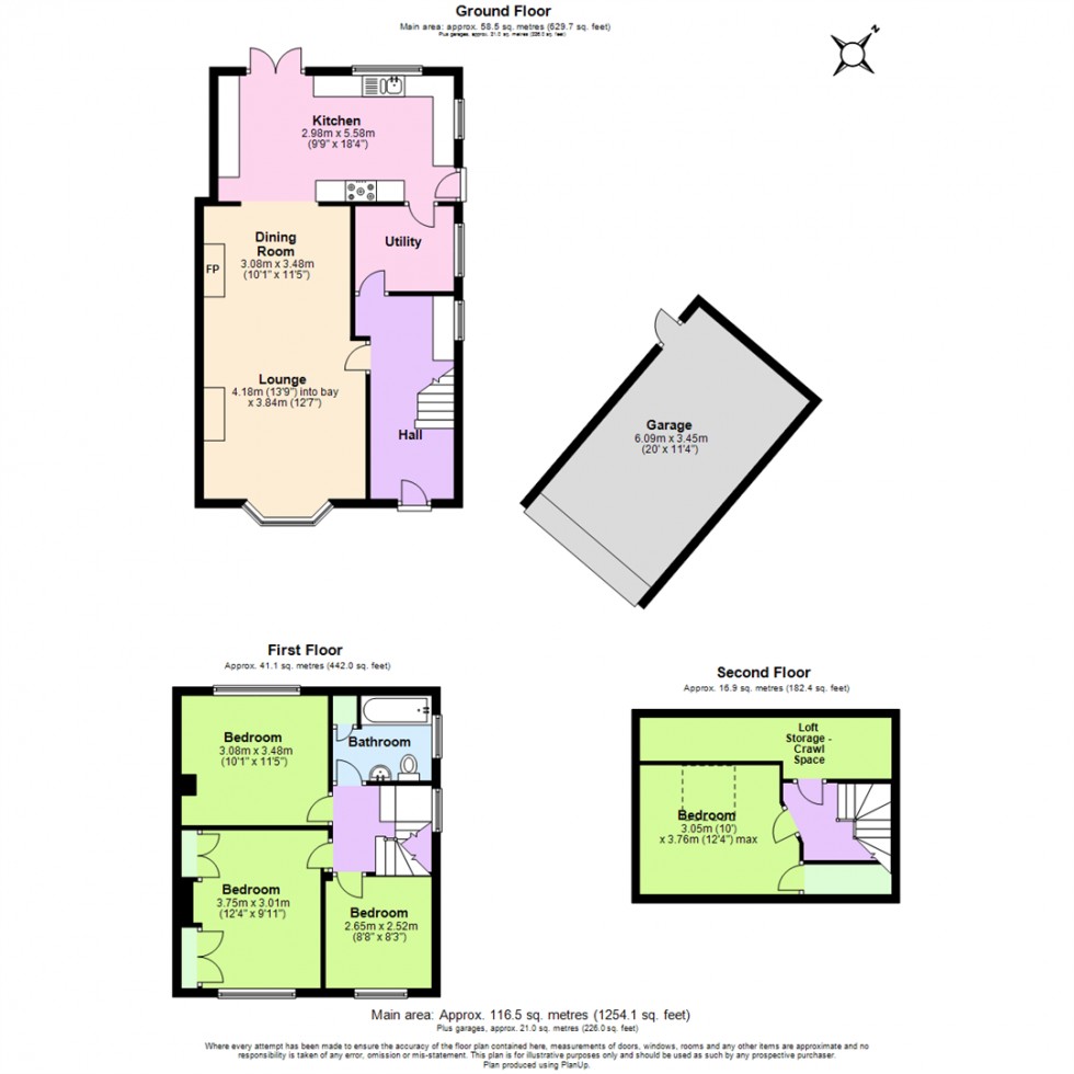 Floorplan for Leawood Road, Midway, Swadlincote