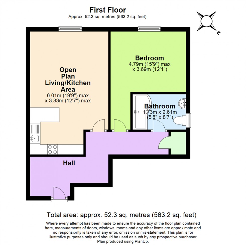 Floorplan for The Swans, Radcliffe Road, West Bridgford