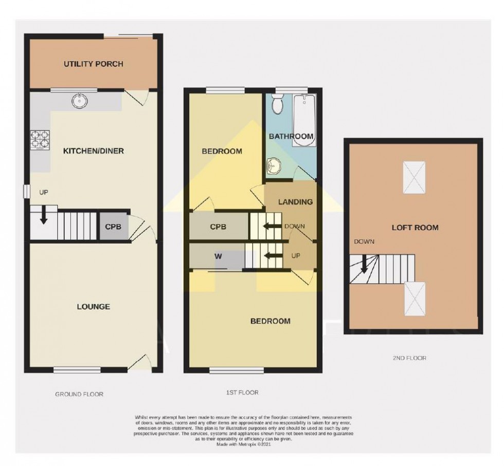 Floorplan for Stanhope Road, Swadlincote