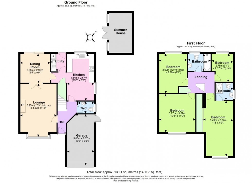 Floorplan for Brockhole Close, West Bridgford, Nottingham