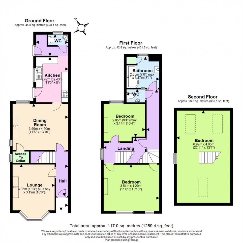 Floorplan for Smisby Road, Ashby De La Zouch