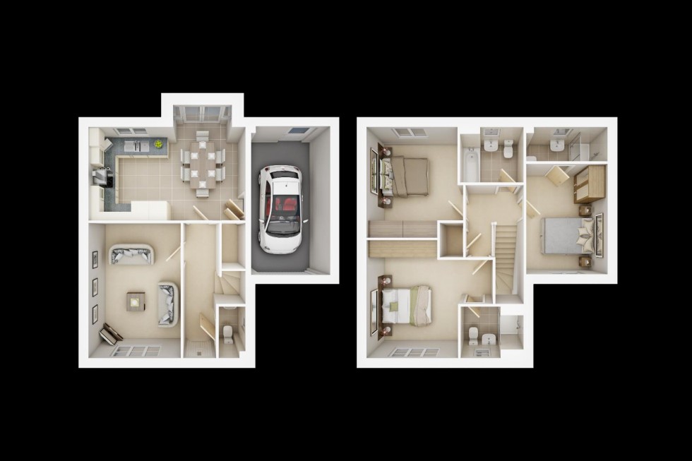 Floorplan for Barnes Lane, Blackfordby