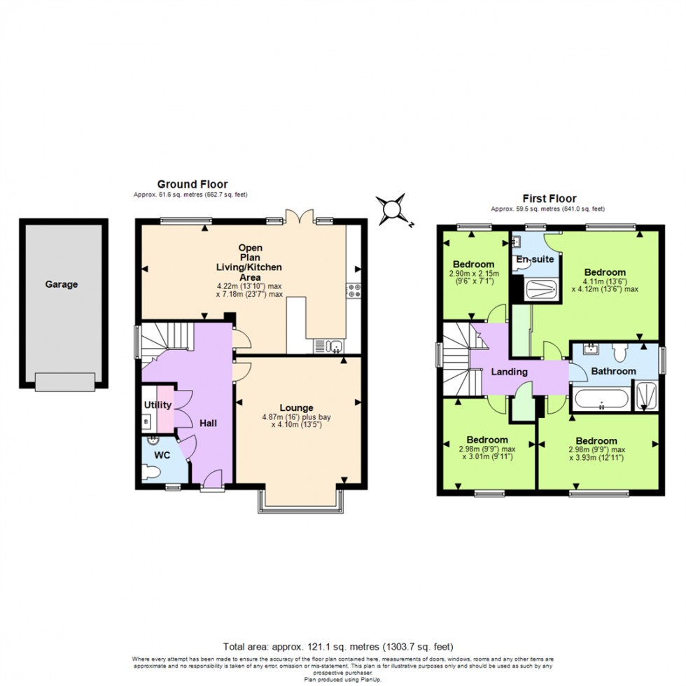 Floorplan for Astill Close, Keyworth, Nottingham