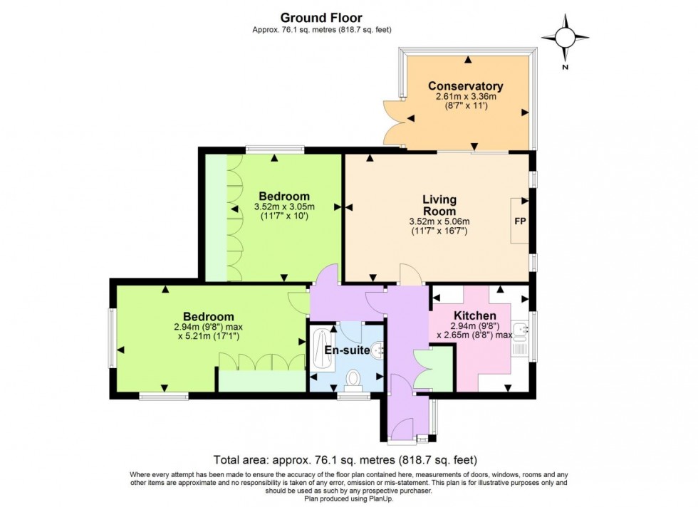 Floorplan for Carlyle Court, West Bridgford, Nottingham