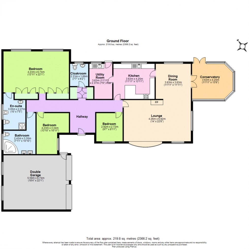 Floorplan for Old Melton Road, Normanton on the Wolds