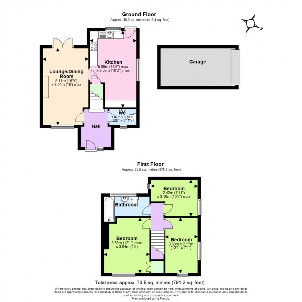 Floorplan for Main Street, Willoughby On The Wolds, Loughborough