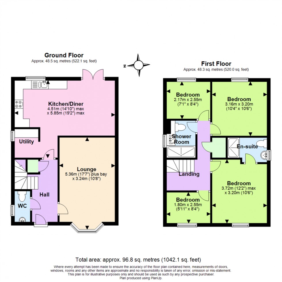 Floorplan for Stoneyford Road, Overseal