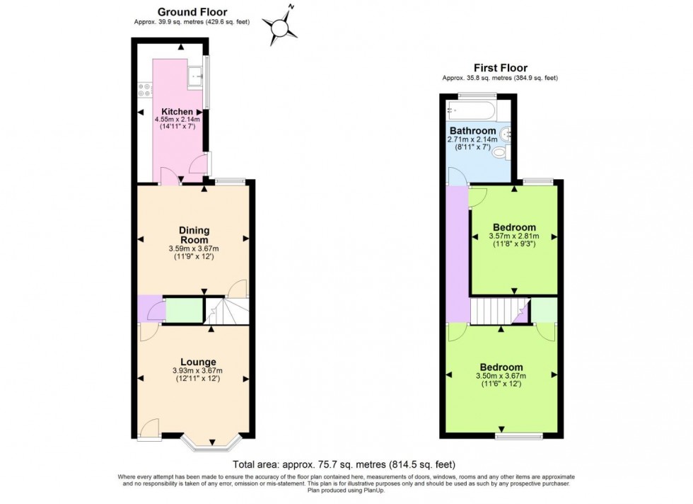 Floorplan for Moira Road, Donisthorpe