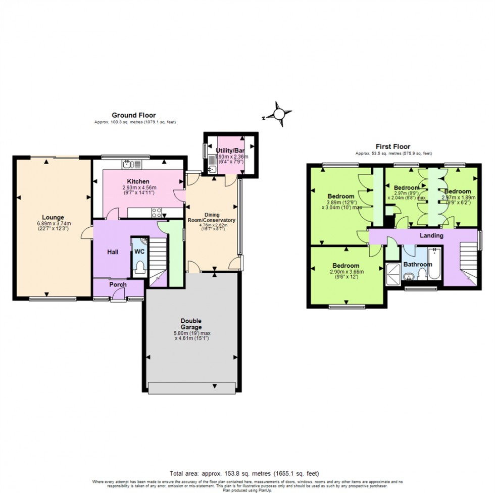 Floorplan for Kenmore Crescent, Coalville