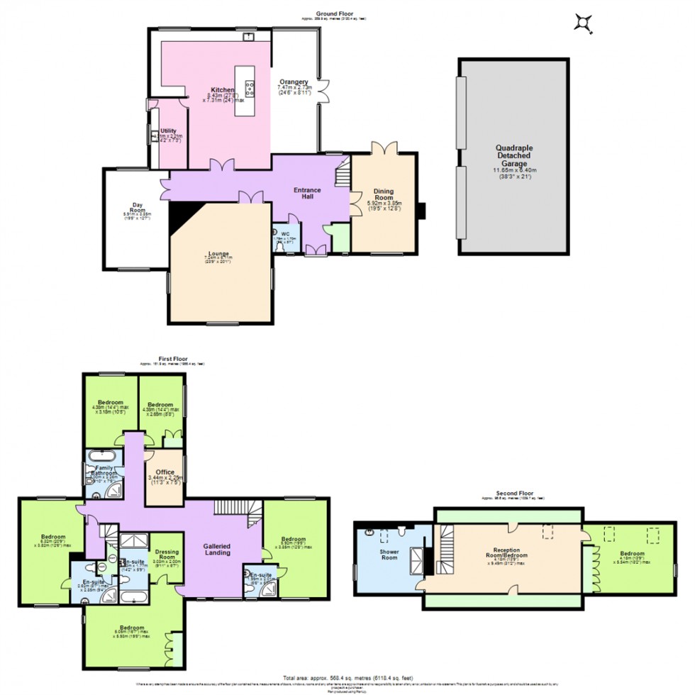 Floorplan for Bunny Hall Park, Bunny, Nottingham