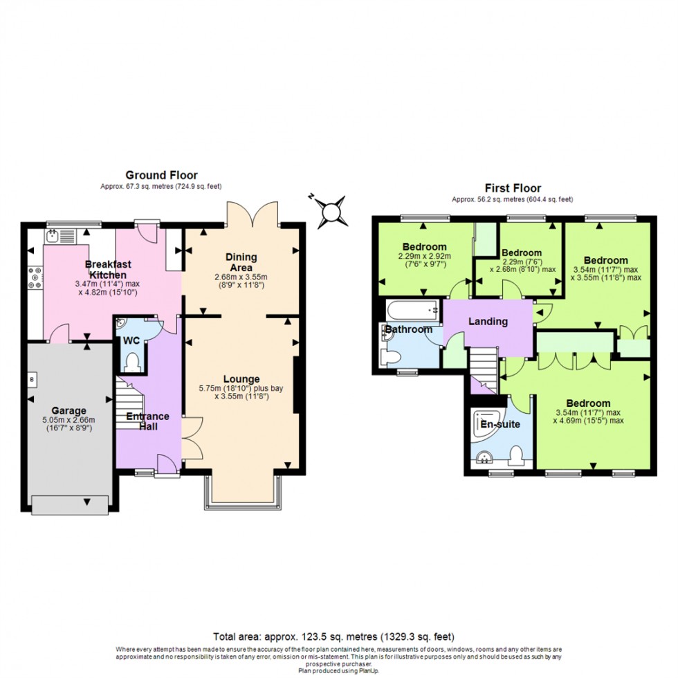 Floorplan for Ashridge Way, Edwalton, Nottingham