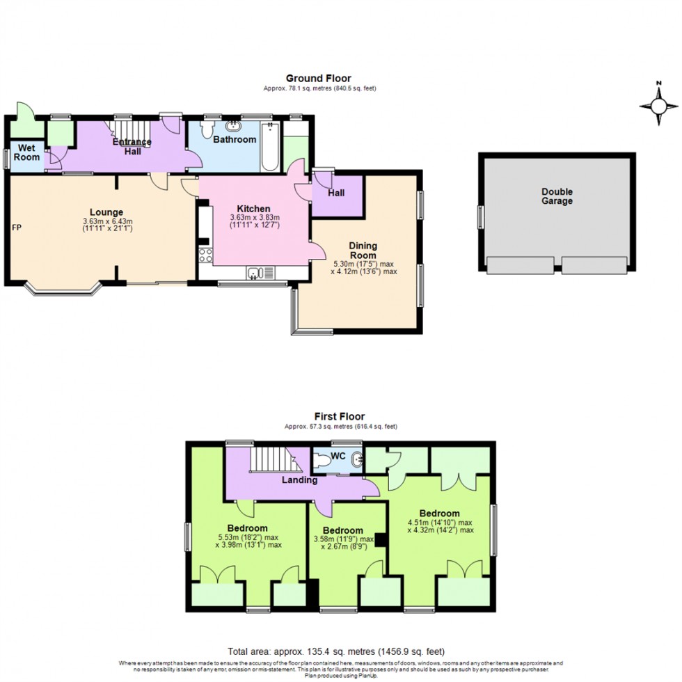 Floorplan for Burnside Grove, Tollerton, Nottingham