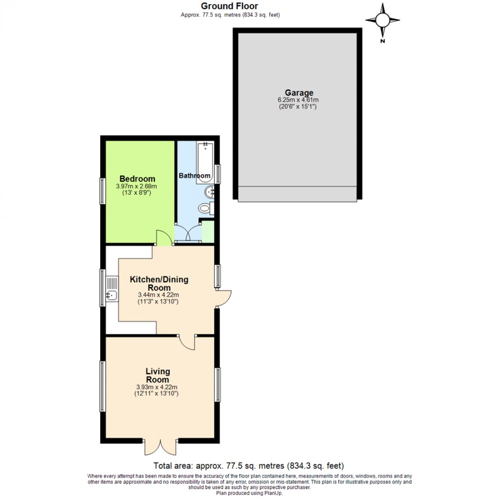 Floorplan for Main Street, Milton, Derby