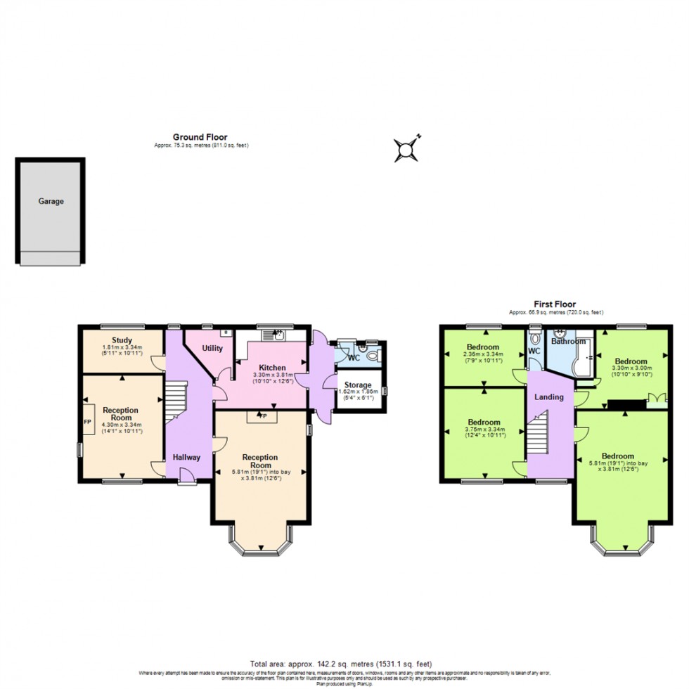 Floorplan for Burton Road, Annswell, Ashby-De-La-Zouch