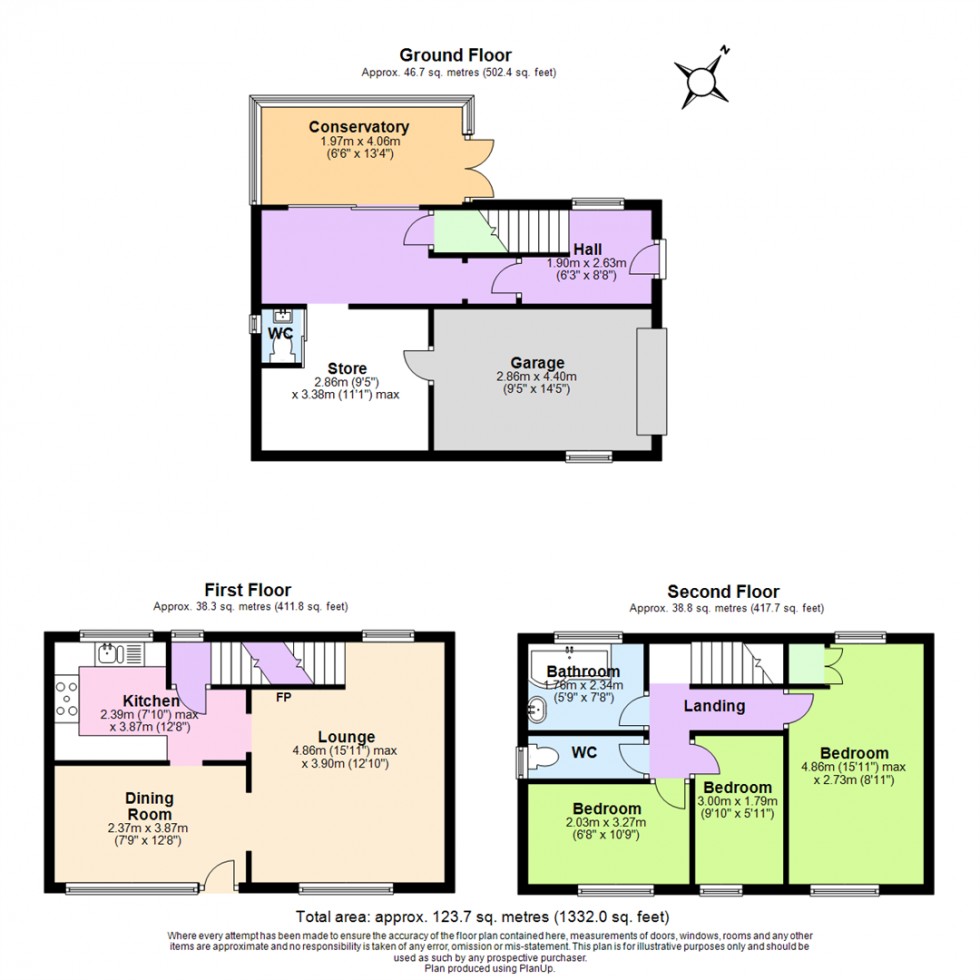 Floorplan for Ashby Road, Woodville