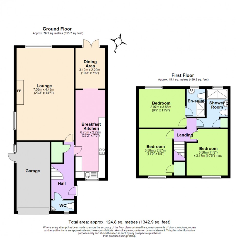 Floorplan for Park Road, Moira