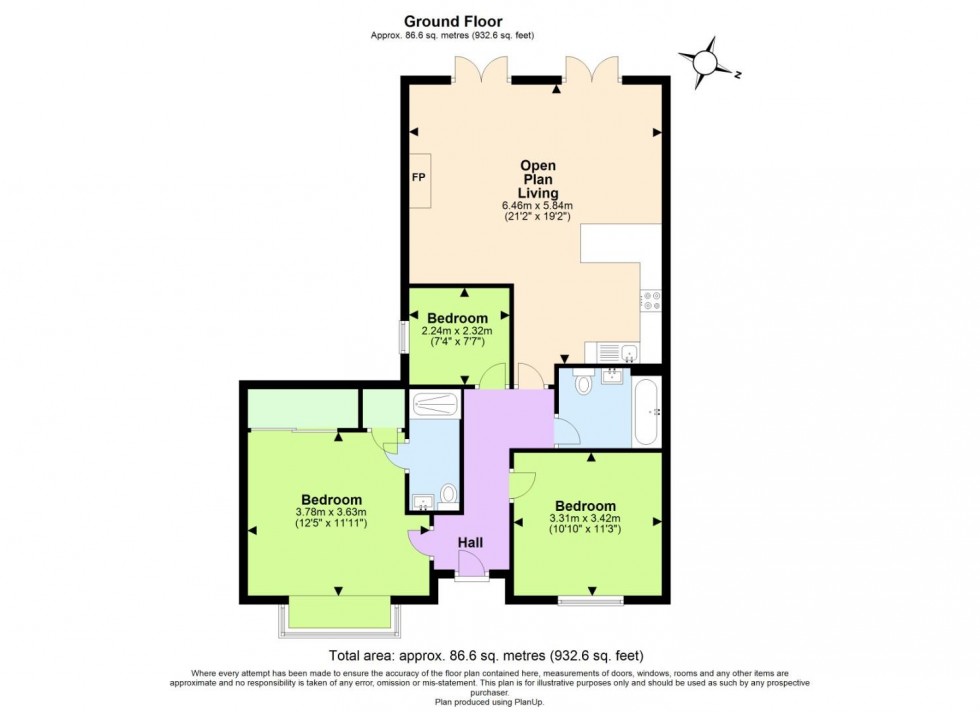 Floorplan for Main Street, Overseal