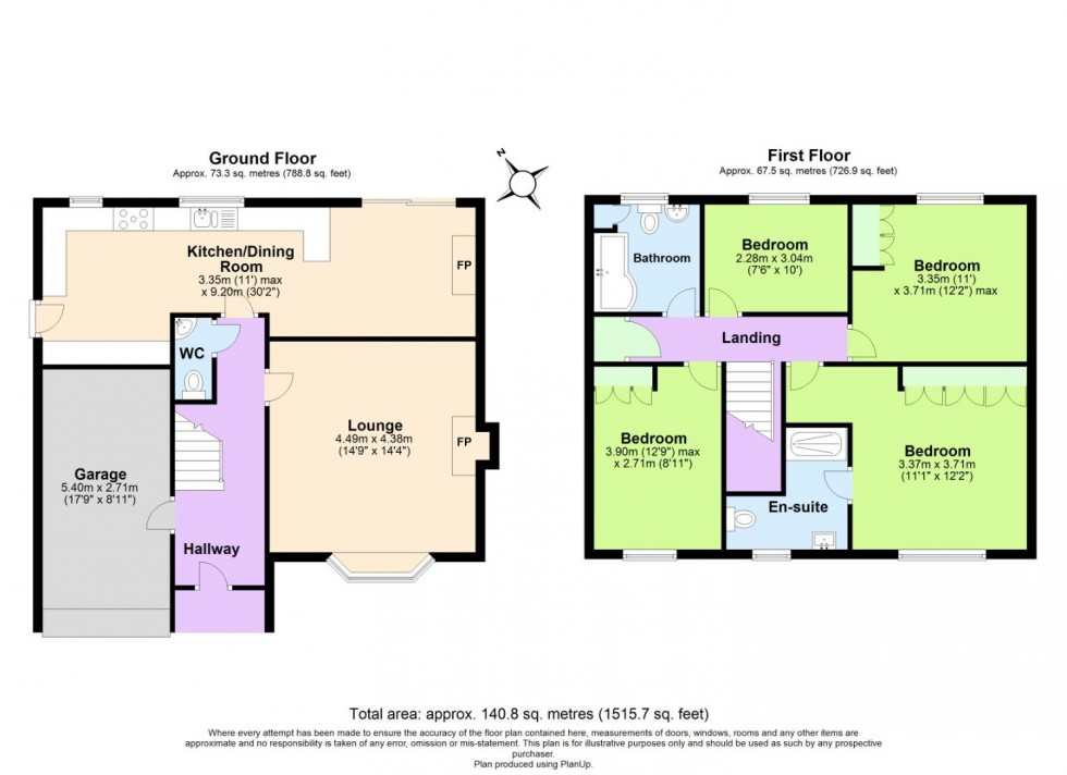 Floorplan for Main Street, Osgathorpe, Loughborough