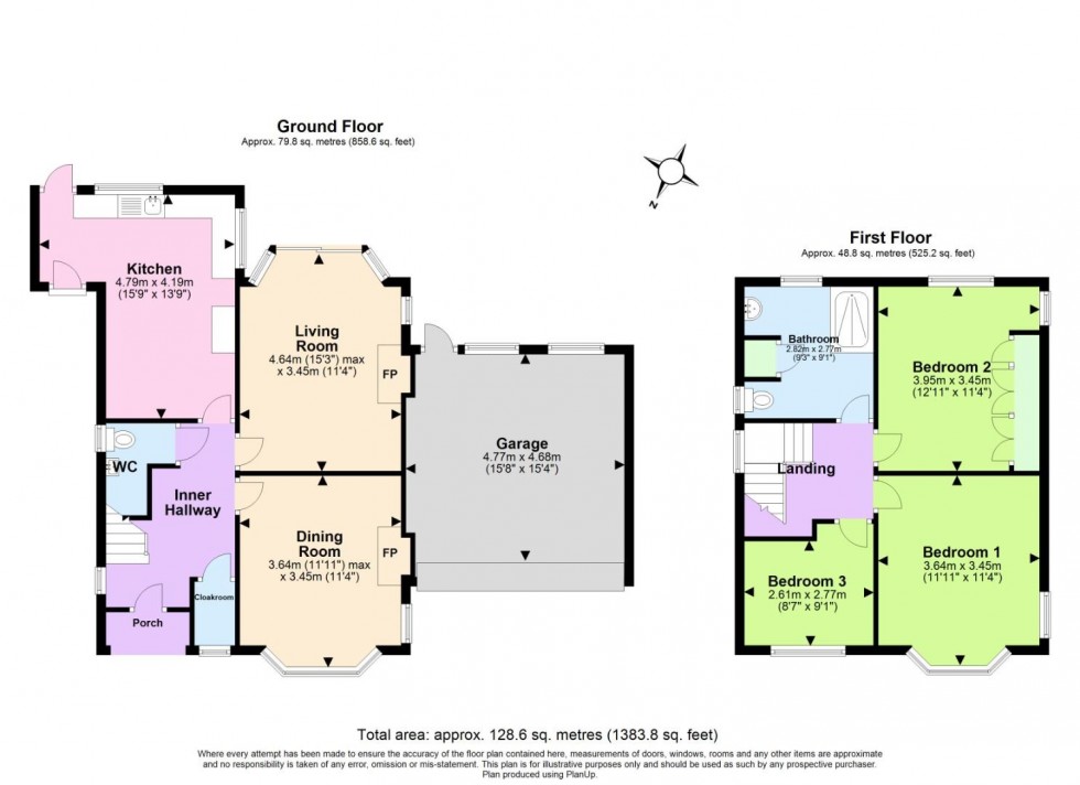 Floorplan for Wilford Lane, West Bridgford, Nottingham